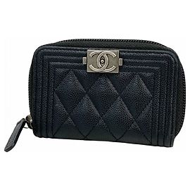 Monedero Chanel Boy Negro