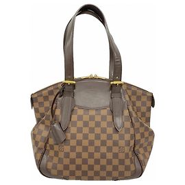 Borsa Louis Vuitton Damier Verona MM Ebano Damier ebene