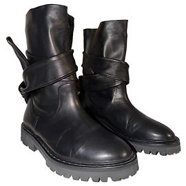 Iro Bottes en cuir noir Noir