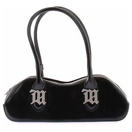 Autre Marque Borsa bowling MISBHV in pelle nera Nero