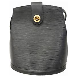 Sac à main épaule Cluny Epi Louis Vuitton Noir