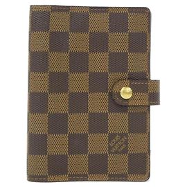 Louis Vuitton Damier Agenda PM R20700 Organizer Braun