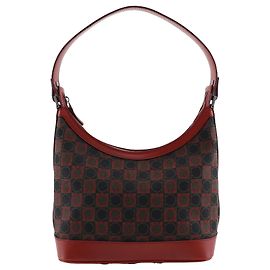 Salvatore Ferragamo Ferragamo Brown Gancini Canvas Shoulder Bag Other