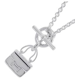 Colar Amulettes Constance em prata esterlina Hermès Prata