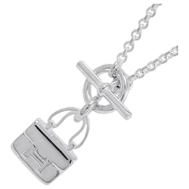 Collar Amulettes Constance en plata de ley Hermès Plata