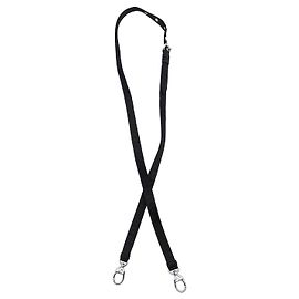 Dior Black Satin Bag Strap Black