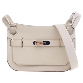Hermès Mini Evercolor Jypsiere Blanc Blanc Écru