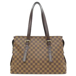 Borsa a Spalla Chelsea Damier Louis Vuitton Marrone