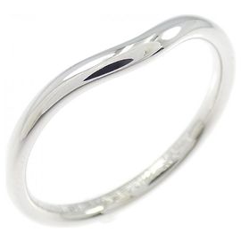 Tiffany & Co Tiffany Gebogene Platinring Silber