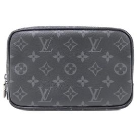 Pochette de Toilette PM Monogram Eclipse Louis Vuitton Noir
