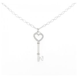 Tiffany & Co Collier Medium Clé en Cœur Tiffany Doré