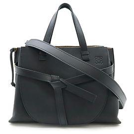 Loewe Anagram Gate Bag Black