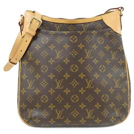 Borsa a Spalla Louis Vuitton Monogram Odeon MM Marrone