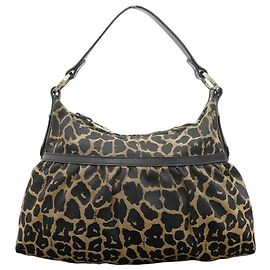 Borsa a Spalla Fendi in Nero e Marrone Marrone Nero