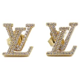 Orecchini Iconici Strass LV Louis Vuitton D'oro