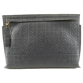 Loewe Tea Bag Pouch Handtasche Blau