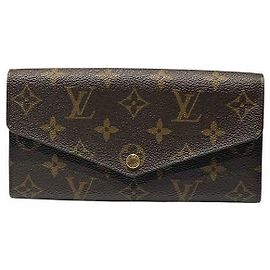 Cartera Larga Monograma Sarah de Louis Vuitton Rosa
