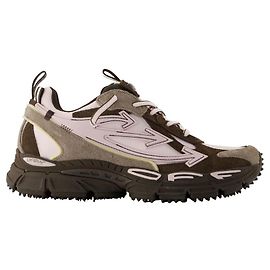 Baskets Ow Be Right Back - OFF WHITE - Cuir - Marron Marron