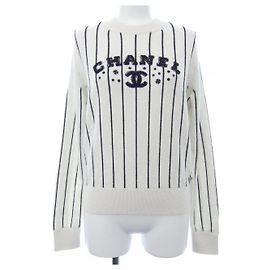 Chanel P74734K10713 23P Kaschmir Strick Weiß Andere