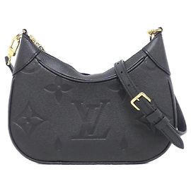 Borsa a Spalla Bagatelle Monogram Empreinte Louis Vuitton Nero