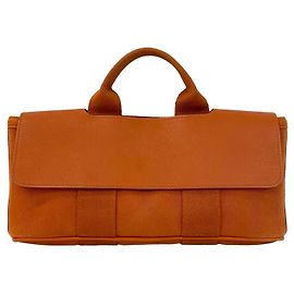 Hermès Bolsa de mão Hermes Valparaiso Long PM Laranja