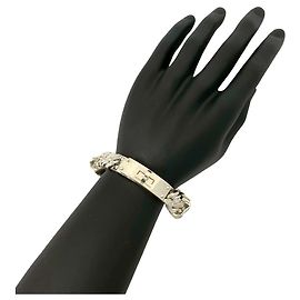 Hermès Hermes Gourmet GM Silver 925 Charm Bracelet Silvery