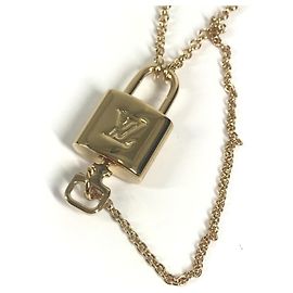 Colar de Logo Cadena Dourado da Louis Vuitton Dourado