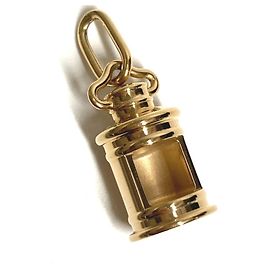 Colar Pendente Curiosité em Ouro Hermès Dourado