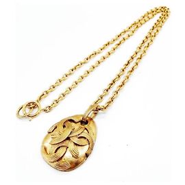 Péndulo vintage de Chanel Gold hardware