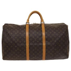 Louis Vuitton Keepall Bag Monogram Canvas 60 Brown