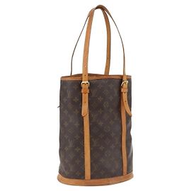 LOUIS VUITTON Bolsa de Ombro Monogram Bucket GM M42236 LV Auth 171423 Monograma