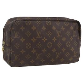 LOUIS VUITTON Trousse Toilette Monogram 28 Borsa Clutch M47522 LV Auth 171362 Monogramma