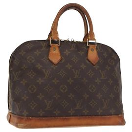 LOUIS VUITTON Bolsa de Mão Monogram Alma M51130 LV Auth 170617 Monograma