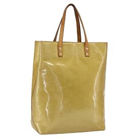 LOUIS VUITTON Monogram Vernis Reade MM Sac à main Beige M91141 LV Auth ka2015 Beige