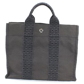Hermès Air Line PM Tote-Handtasche in Grau Braun