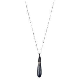 Colar Teardrop de Rick Owens Preto