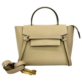 Céline Bolsa de cinto de couro CELINE em bege Bege