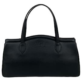 Yves Saint Laurent Prägeleder-Handtasche Schwarz
