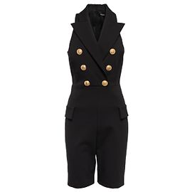 Mono corto Balmain negro Negro