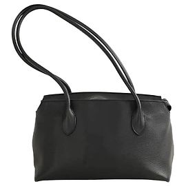 The row Bolsa de ombro preta Preto