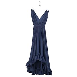 Lanvin Vestido Marinho Azul marinho