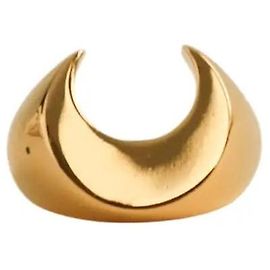 Marine Serre Moon Ring Gold Golden