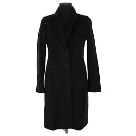 Gerard Darel Schwarzer Mantel Schwarz