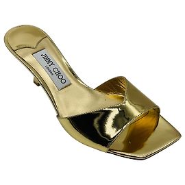 Sandali a mulo Skye metallici dorati Jimmy Choo D'oro
