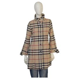 Burberry London Beige Nova Check Wool Coat | Size 14Y | Petite Fit Multiple colors