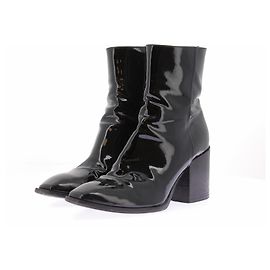 Aeyde Botas pretas de couro Preto