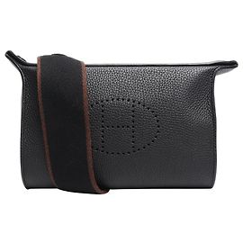 Hermès Borsa a tracolla Videpoches nera Nero