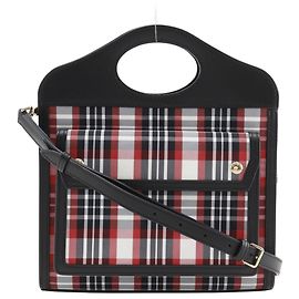 Borsa Mini Pocket Burberry Nero Rosso