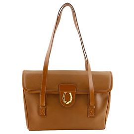 Bolsa Tote Gucci Old em couro marrom Marrom