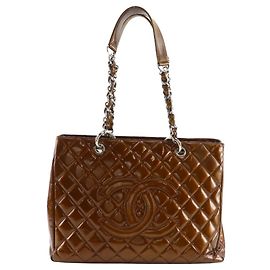 CHANEL Gran Tote de Compras Matelassé Bronce